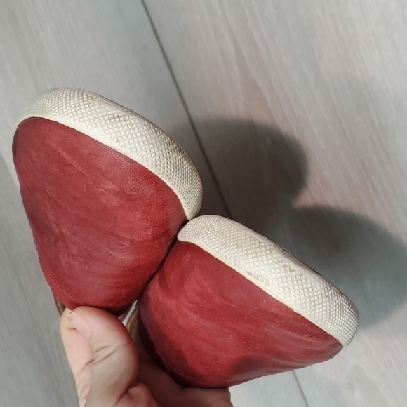 Frye Womens Melanie  Leather Burn red  Comfort Loafer Flats shoes sz 8M - Picture 5 of 15